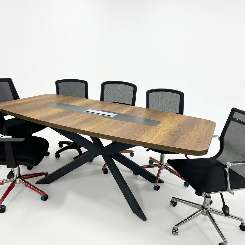 Table de réunion ovale