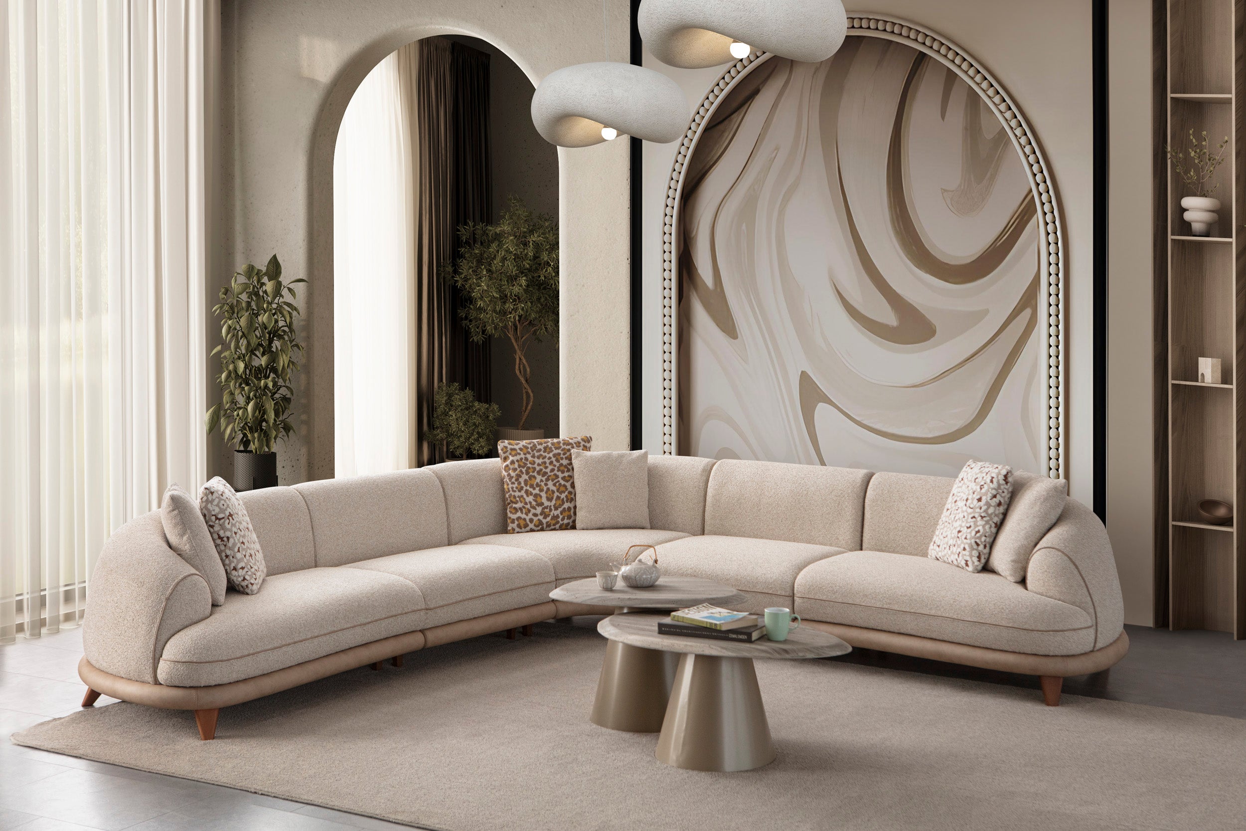 Orion L 5-Module Sofa