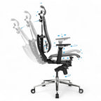 Chaise de Direction Yoga F à Structure Métallique