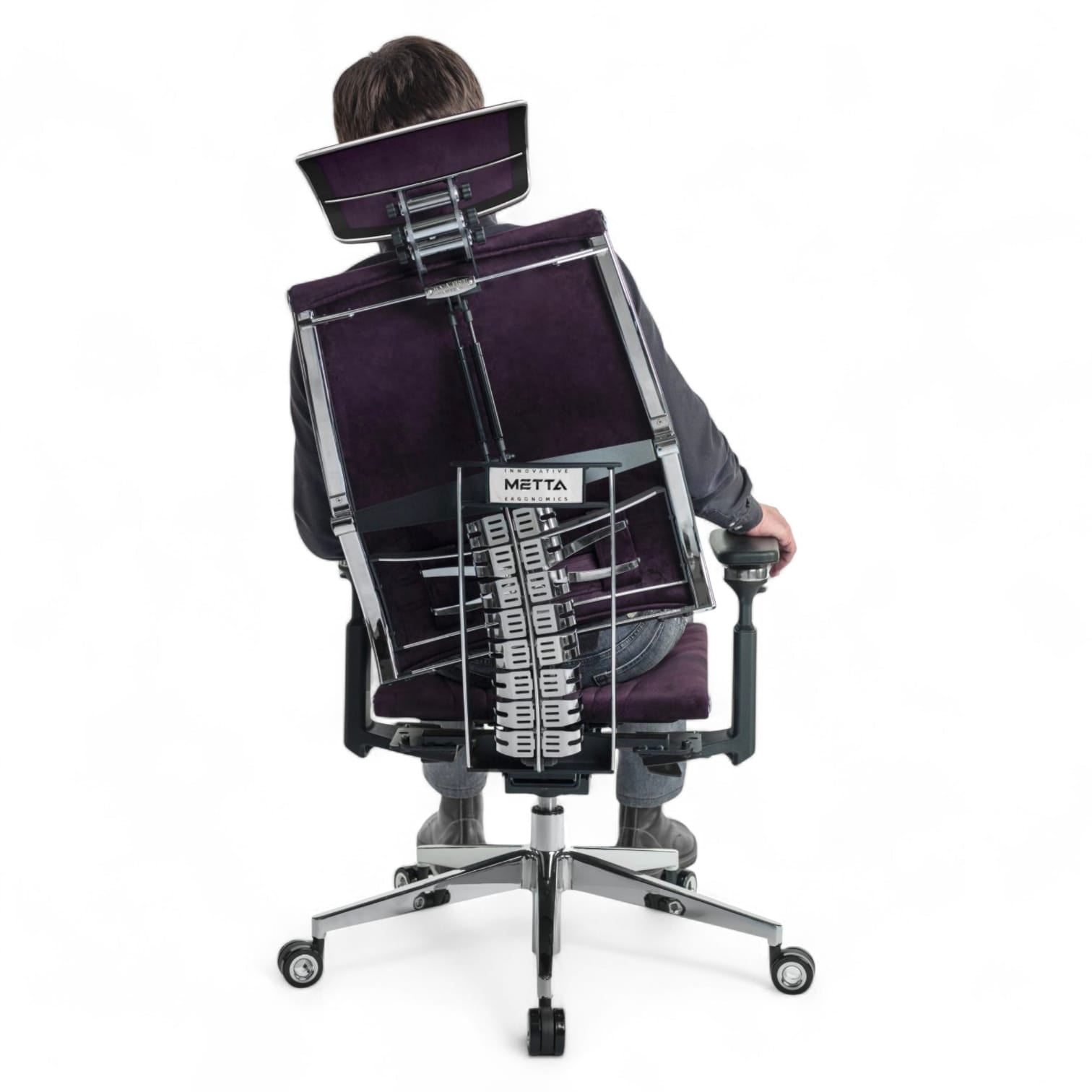 Metal Frame Yoga D Manager Chair