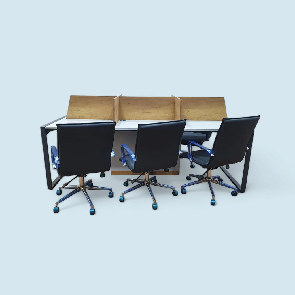 Apple 6lı Çoklu Çalışma Masası Workstation Petra - Gri ISTANBUL