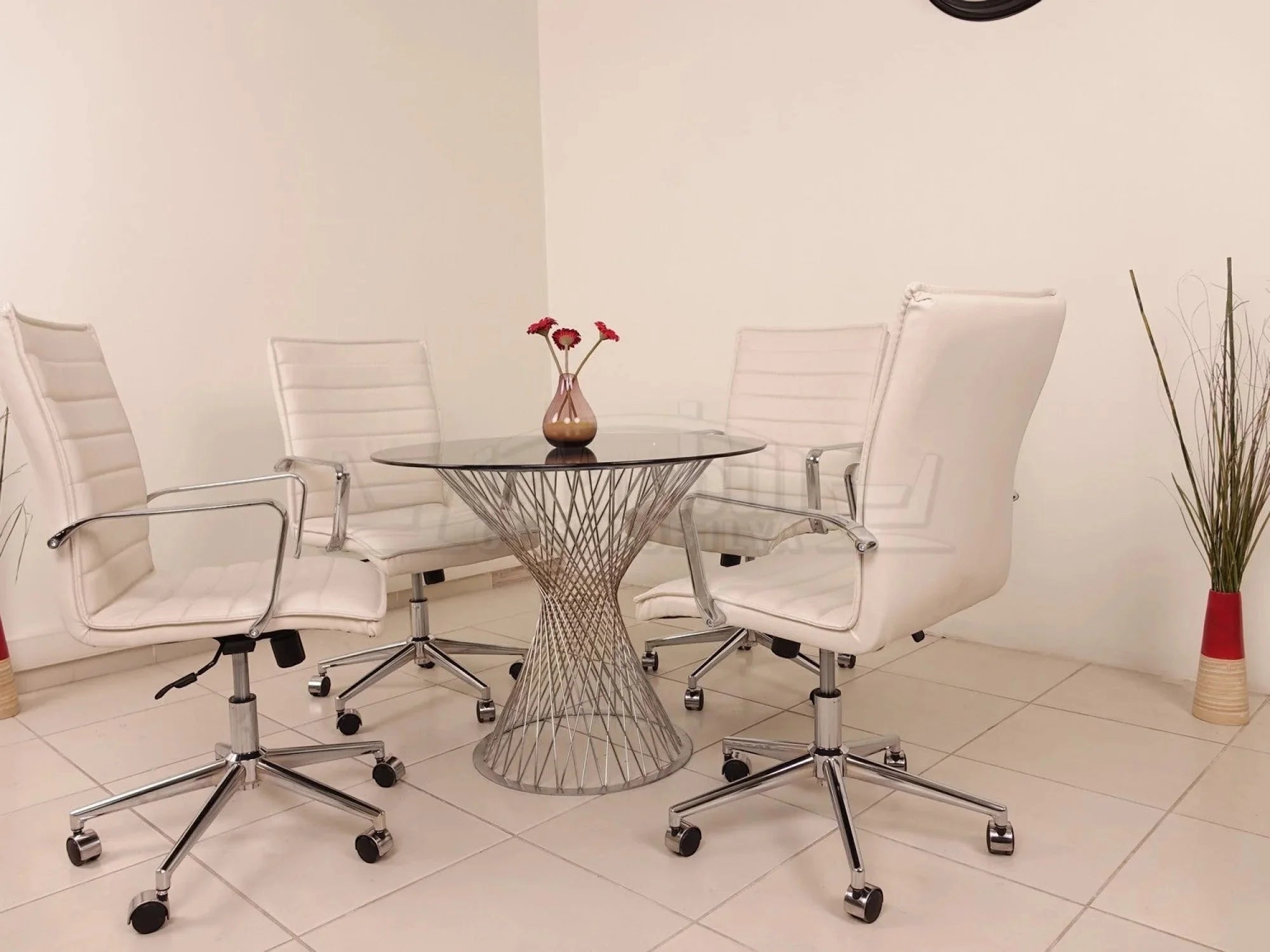 Cam Toplantı Masası Perla İstanbul Ofis Mobilya