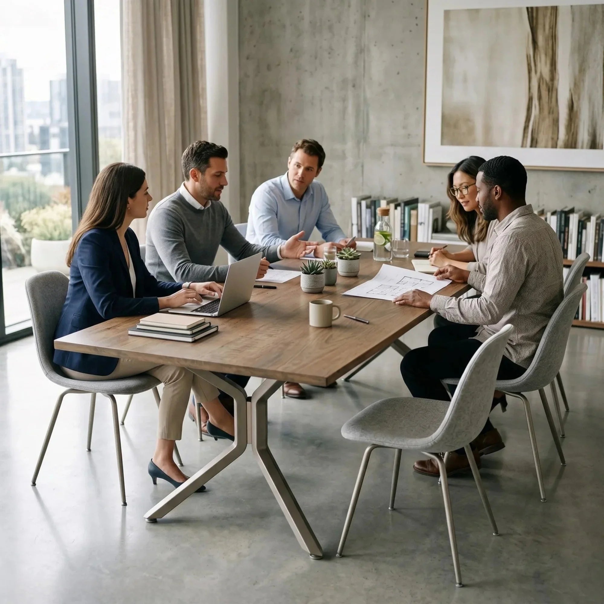 Modern Tasarımlı Ofis Toplantı Masası