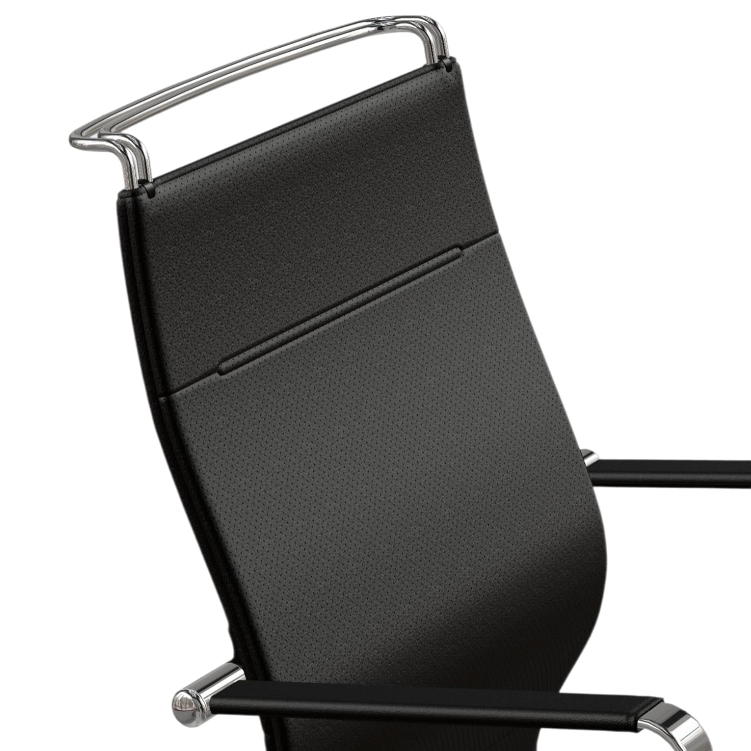 Chaise de réunion Well 2 avec corps en métal