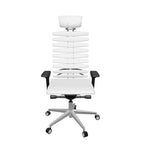 Silla ejecutiva anatómica con estructura metálica y ecualizador