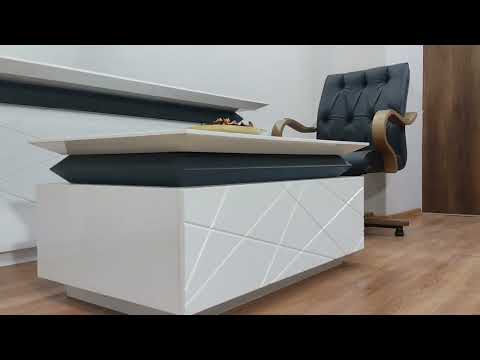 Juego de oficina Signature Hg. Blanco y blanco lacado