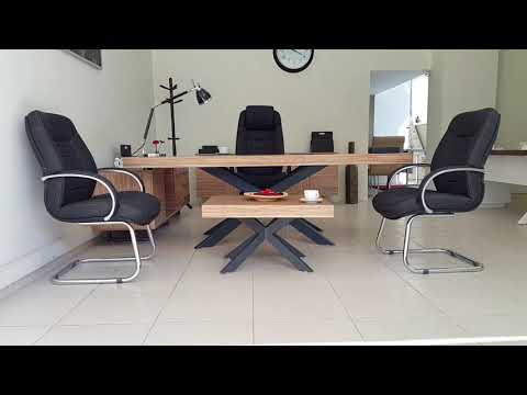 Conjunto de escritorio ejecutivo LeXus Office - con estantes