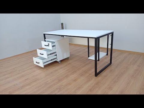 Письменный стол Зелинды Уайт с картотечным шкафом